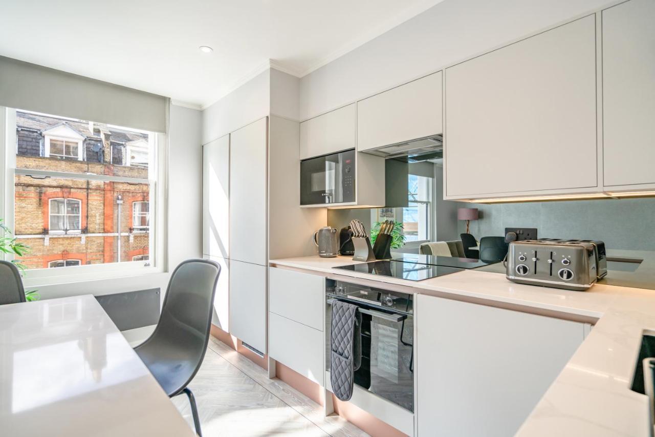 Modern & Chic One Bedroom Apartments In Fitzrovia By Sojo Stay London Exterior foto